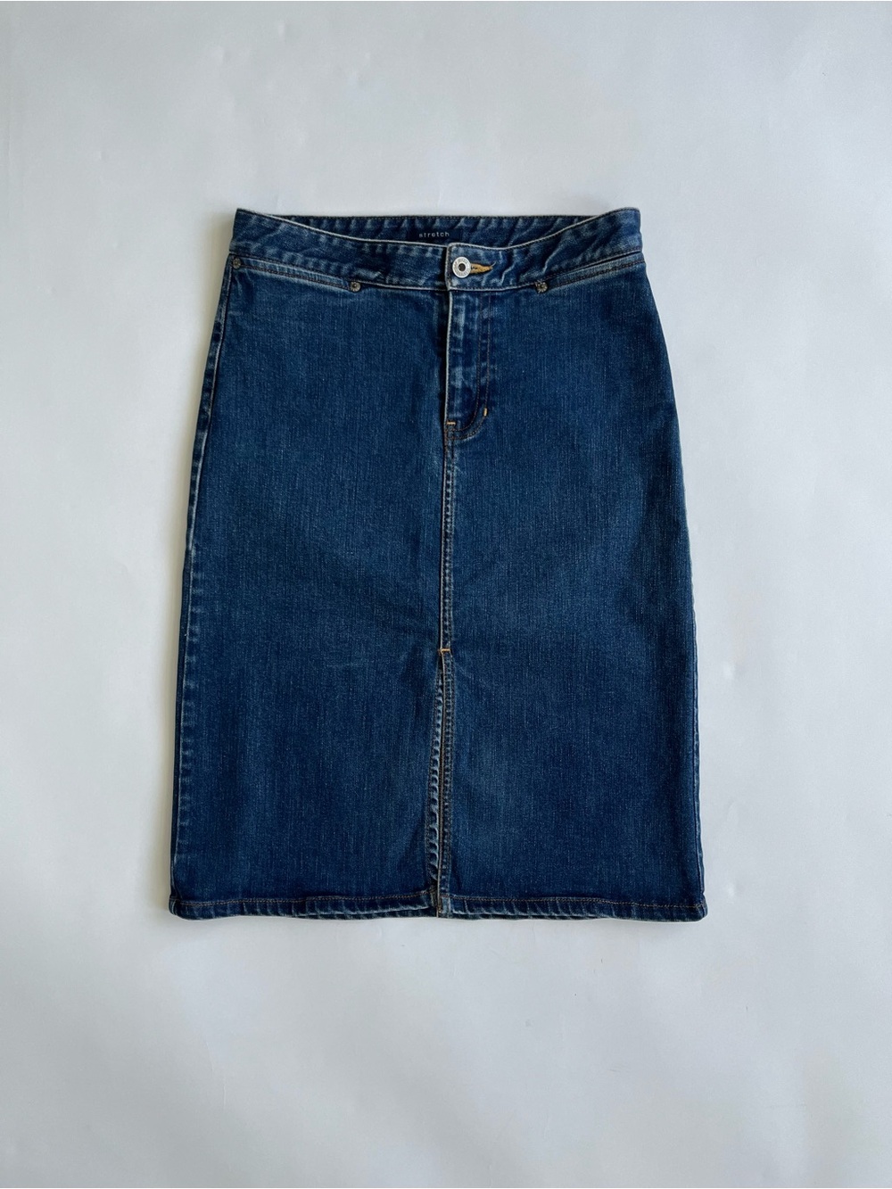 Gap Women’s 90’s/Y2K Blue Denim Pencil Skirt